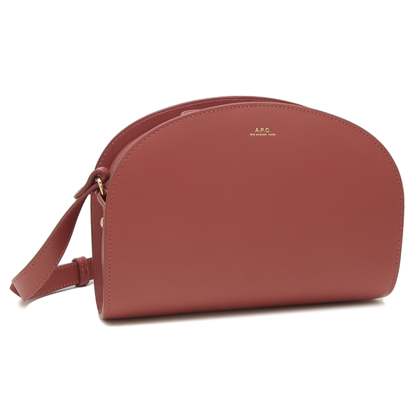 APC（アーペーセー）のショルダーバッグが入荷しました&star;丸みを帯びたシルエットが女性らしさを感じさせるショルダーバッグ。開口部はダブルファスナー仕様でスムーズな出し入れを叶えます。モ