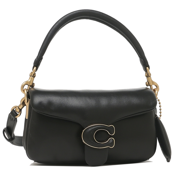 COACH（コーチ）のショルダーバッグが入荷しました&star;フラップにあしらったＣロゴがアクセントになったショルダーバッグ。小ぶりながら内側に仕切りが付いているので細かい荷物をきれいに分け