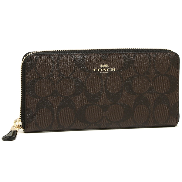 COACH（コーチ）の長財布が入荷しました&star;時代を超えて愛され続けるシグネチャー柄のアイテムです。バッグにも収まりのよいスリムなシルエット。内側には豊富なポケットが備わり、収納力も申