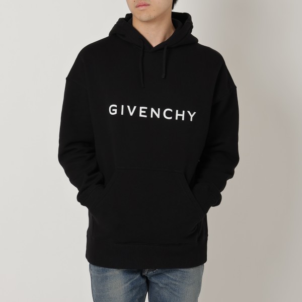 ジバンシィ スウェット スリムフーディー アーキタイプ ブラック メンズ GIVENCHY BMJ0HC3YAC 001