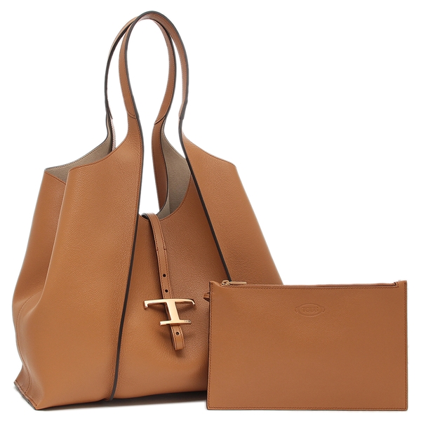 トッズ トートバッグ T TIMELESS SHOPPING BAG ブラウン レディース TOD'S XBWTSBA0300 Q8E S410