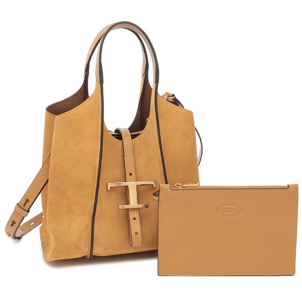 トッズ ハンドバッグ ショルダーバッグ Tタイムレス ショッピングバッグ ミニサイズ 2WAY レディース TOD'S XBWTSBA9100 P3A S403