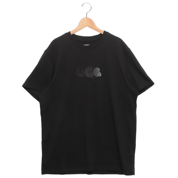 UGG アグ Tシャツ カットソー バブル ロゴT ブラック レディース 1168480 TARR