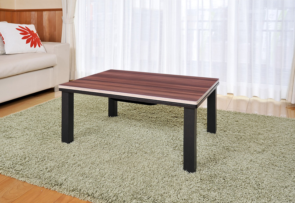 ビンテージこたつ 80×60cm 長方形 リバーシブル天板 おおたけ EK-K8066