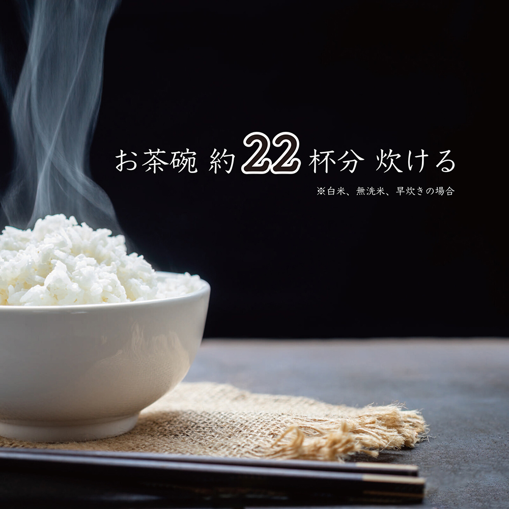 一升炊き炊飯器 加楽炊き 10合 マイコン式 炊飯ジャー お茶碗約22杯分