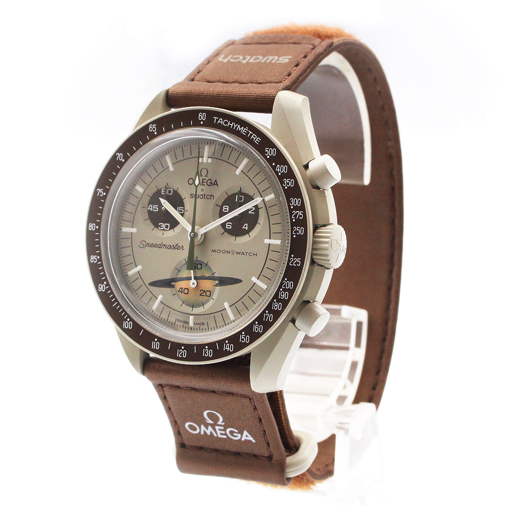 （未使用 展示品）オメガ OMEGA スウォッチ Swatch ミッション トゥ サターン MISSION TO SATURN スピードマスター ムーンスウォッチ ク