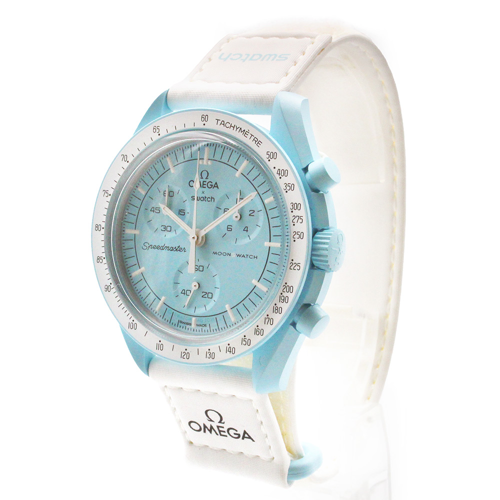 （未使用 展示品）オメガ OMEGA スウォッチ Swatch ミッション トゥ ウラヌス MISSION TO URANUS スピードマスター ムーンスウォッチ ク