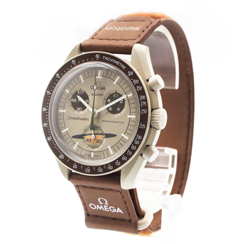 （未使用 展示品）オメガ OMEGA スウォッチ Swatch ミッション トゥ サターン MISSION TO SATURN スピードマスター ムーンスウォッチ ク
