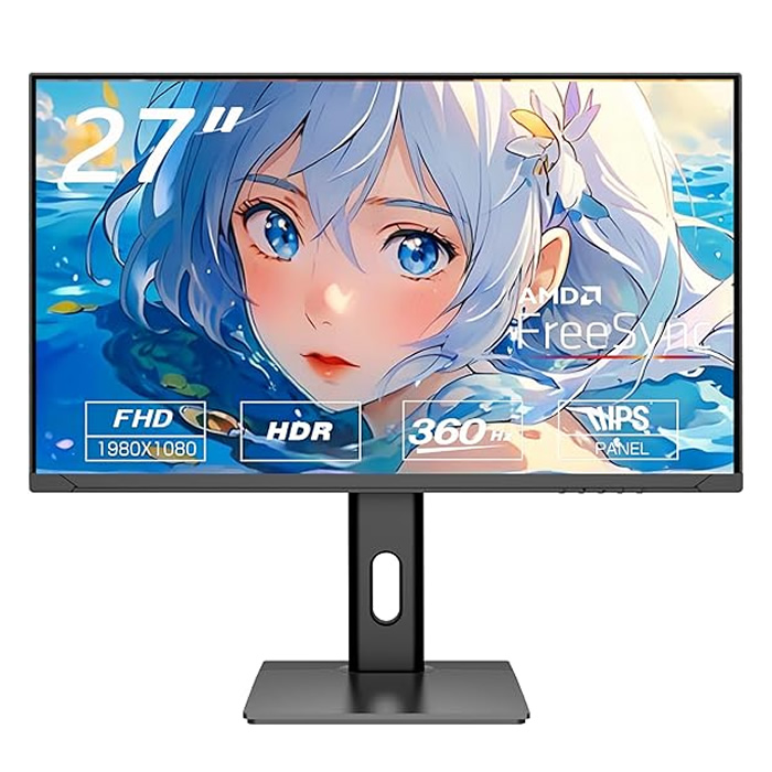 WIS ASTEX PCモニター 27インチゲーミングモニターFHD360Hz 27FS360H