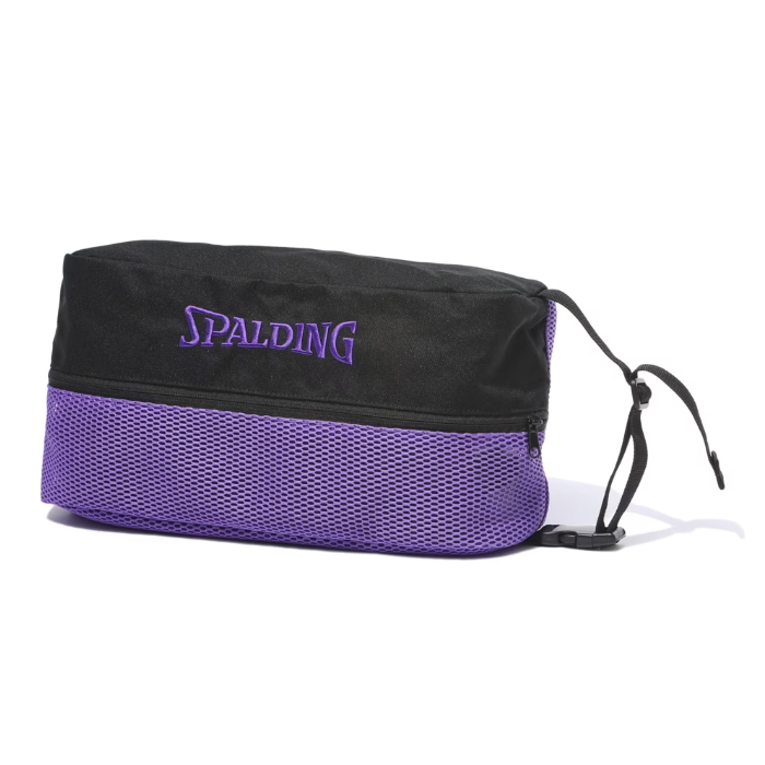 スポルディング バスケットボール シューズバッグ ブリーズ バイオレット 42-005VI ブラック×バイオレット