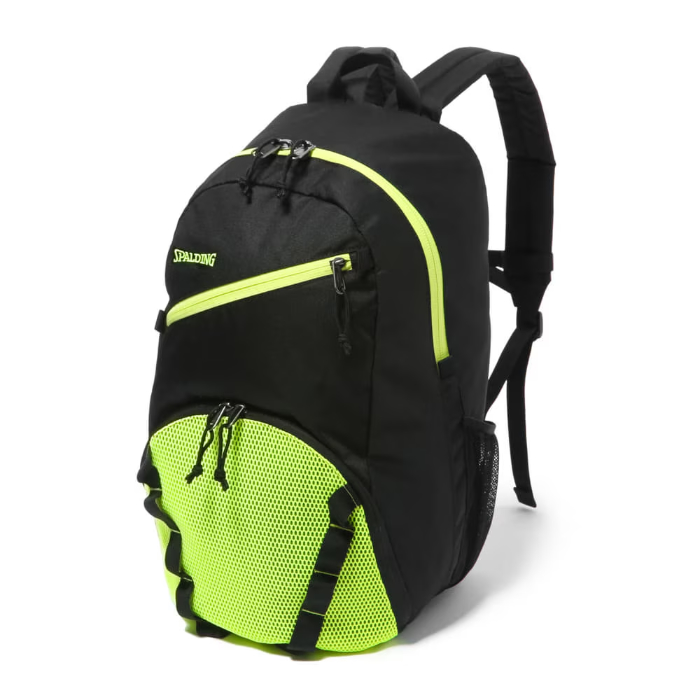 スポルディング バスケットボール用バック ハーフデイ ブリーズ 35L 42-014LG ブラック×ライムグリーン