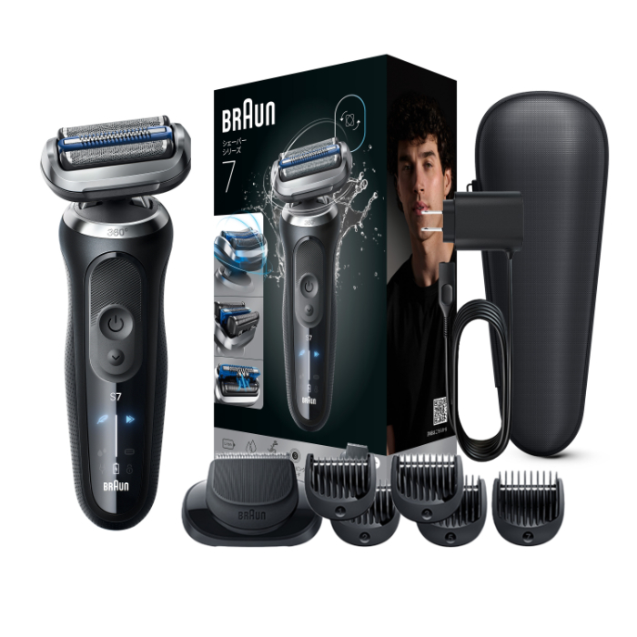 ブラウン メンズシェーバー 3枚刃 シリーズ7 73-N85010S ブラック