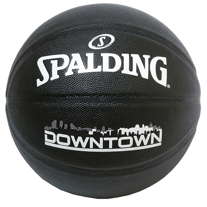 スポルディング バスケットボール ダウンタウン 合成皮革 ブラック 6号 77-902J SPALDING 正規販売店