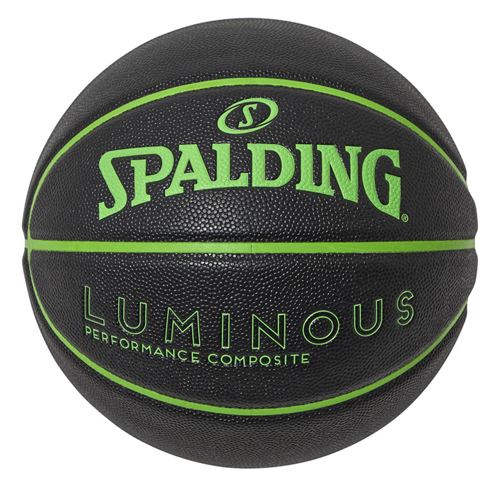 スポルディング バスケットボール ルミナス 合成皮革 ブラック×グリーン 5号 77-979J SPALDING 正規販売店