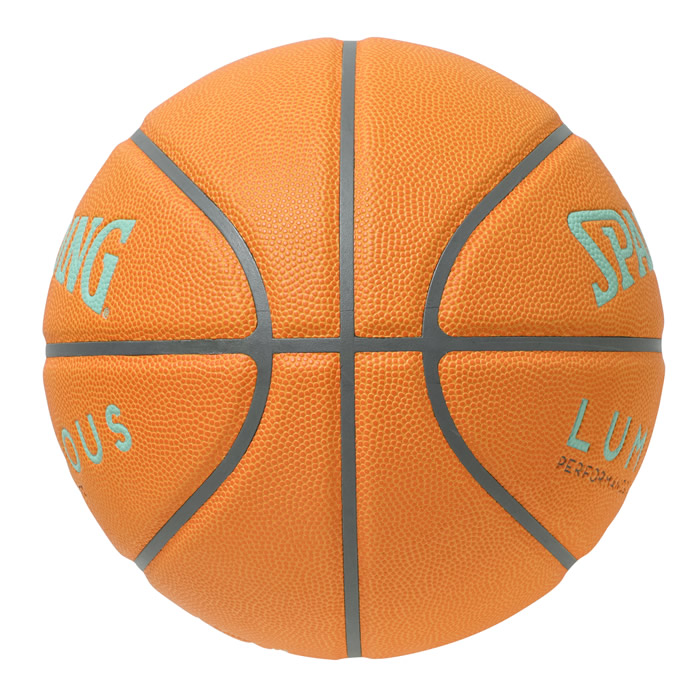 スポルディング バスケットボール ルミナス 合成皮革 ブラウン×ミント 6号 77-984J SPALDING 正規販売店
