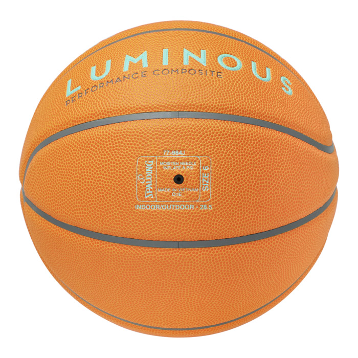 スポルディング バスケットボール ルミナス 合成皮革 ブラウン×ミント 6号 77-984J SPALDING 正規販売店