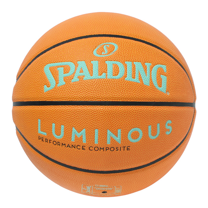 スポルディング バスケットボール ルミナス 合成皮革 ブラウン×ミント 7号 77-986J SPALDING 正規販売店