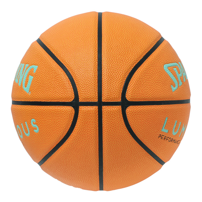スポルディング バスケットボール ルミナス 合成皮革 ブラウン×ミント 7号 77-986J SPALDING 正規販売店