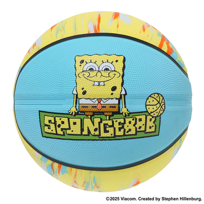 スポルディング バスケットボール スポンジ・ボブ マーブル ラバー 5号 85-182J SPALDING 正規販売店