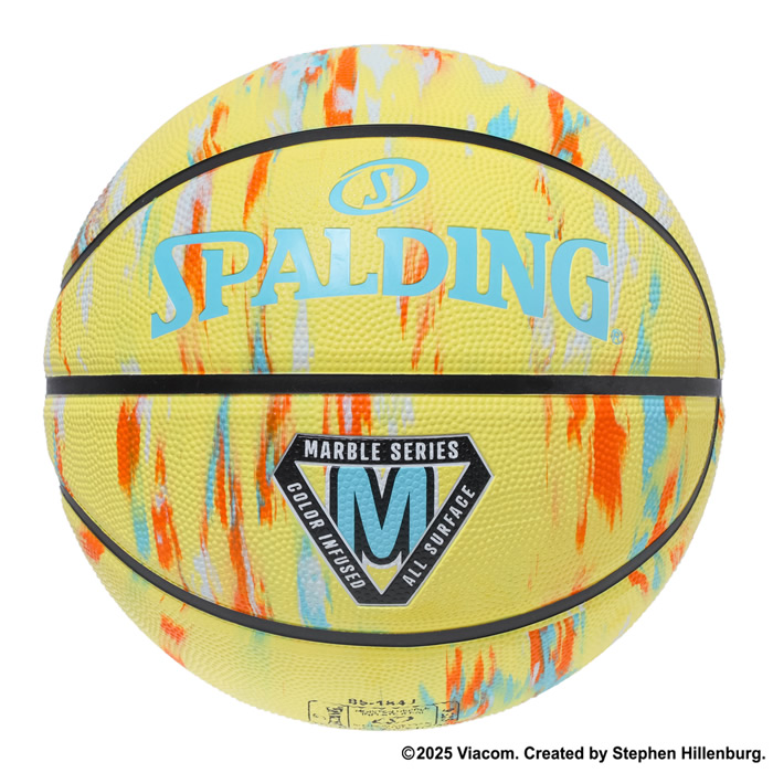 スポルディング バスケットボール スポンジ・ボブ マーブル ラバー 6号 85-184J SPALDING 正規販売店