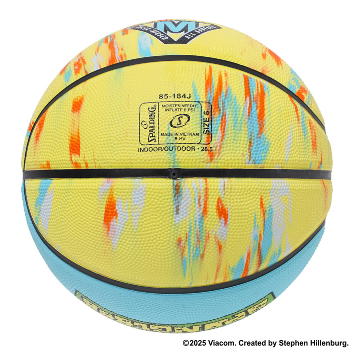 スポルディング バスケットボール スポンジ・ボブ マーブル ラバー 6号 85-184J SPALDING 正規販売店