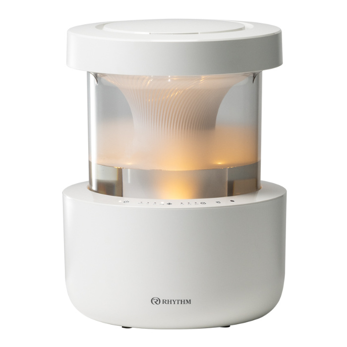リズム 超音波式 加湿器 2.2L MIST350 ライトグレー 9YYA29RH08 プレハブ10畳まで 木造6畳まで