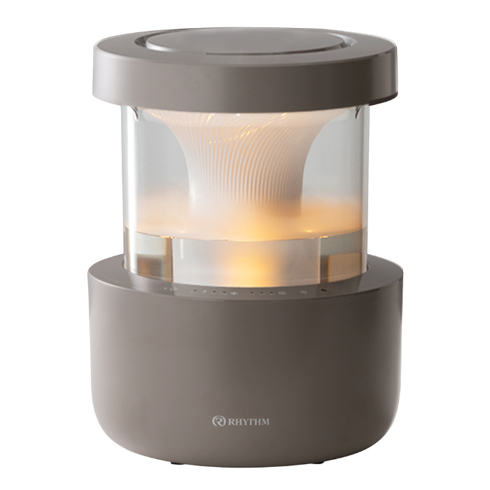 リズム 超音波式 加湿器 2.2L MIST350 ウォームグレー 9YYA29RH84 プレハブ10畳まで 木造6畳まで