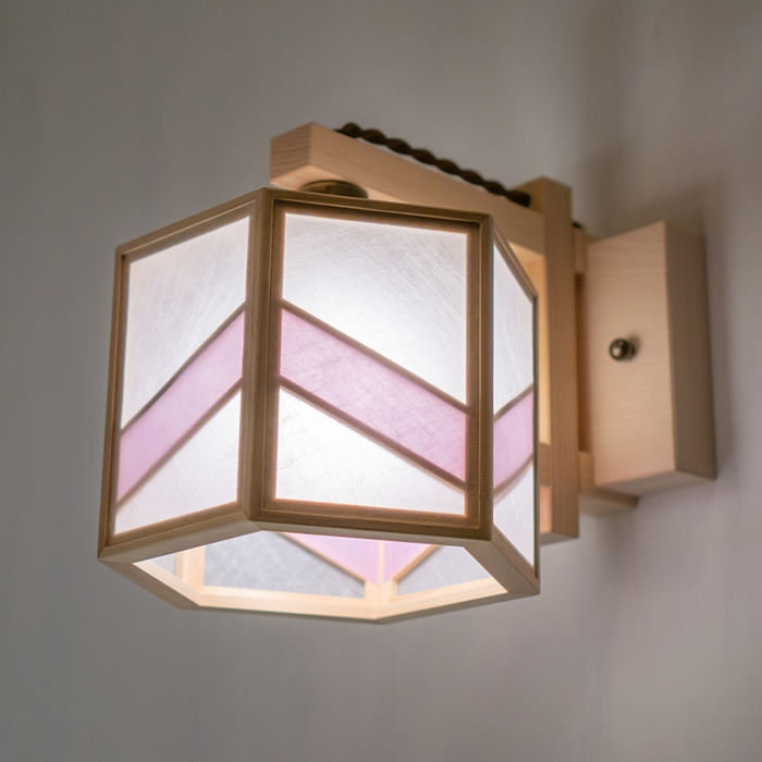 新洋電気 コンビネーションランプ ブラケットライト 湊 sou 不織布+藤 AB624-H 和風照明 おしゃれ