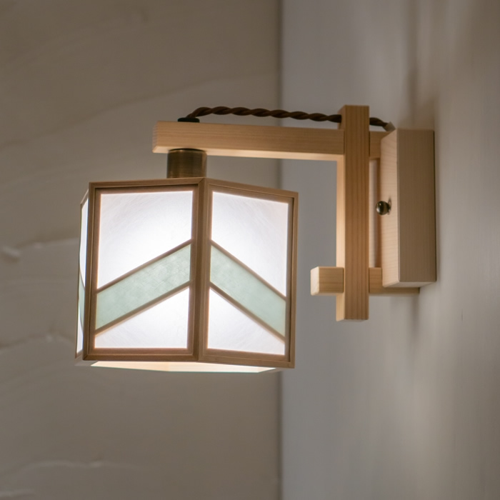 新洋電気 コンビネーションランプ ブラケットライト 湊 sou 不織布+利休鼠 AB624-J 和風照明 おしゃれ