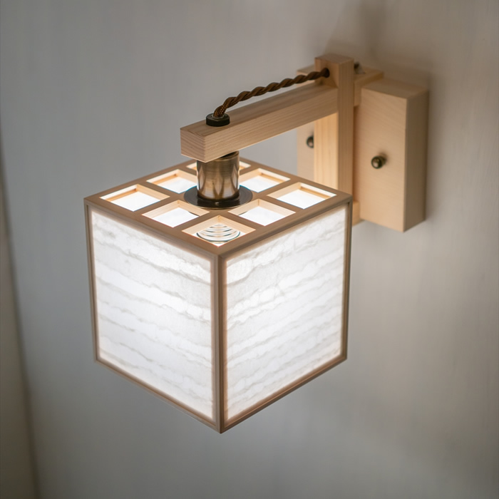 新洋電気 コンビネーションランプ ブラケットライト 凡 bon 波落水 AB625-A 和風照明 おしゃれ