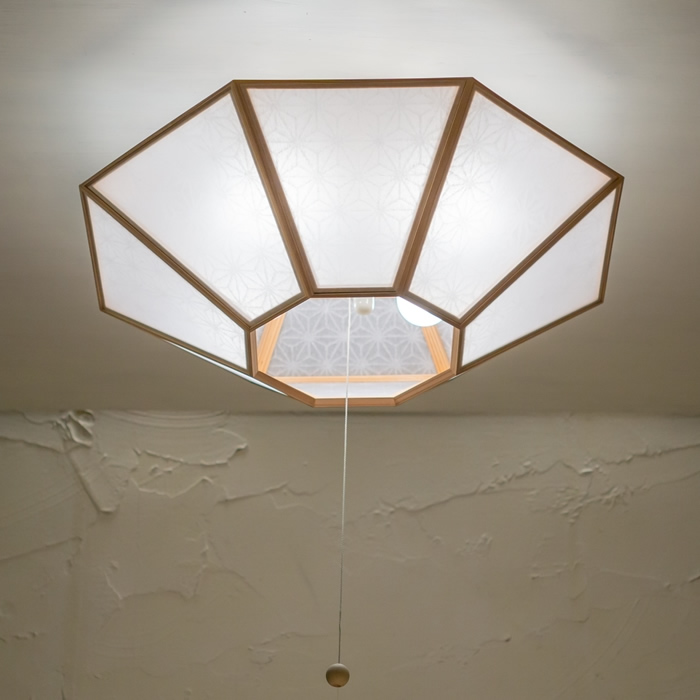 新洋電気 シーリングライト 洛 raku-L 麻の葉 AC922-A 和風照明 おしゃれ