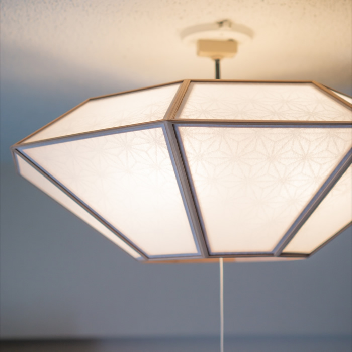 新洋電気 シーリングライト 洛 raku-L 麻の葉 AC922-A 和風照明 おしゃれ