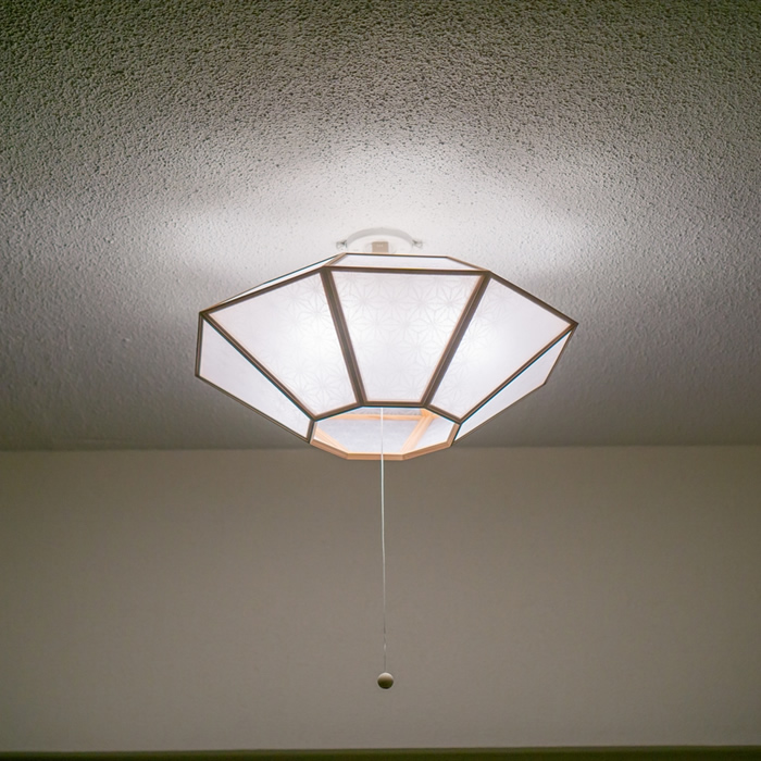 新洋電気 シーリングライト 洛 raku-L 麻の葉 AC922-A 和風照明 おしゃれ