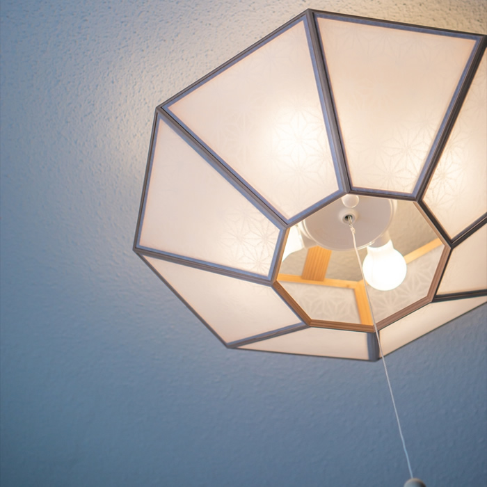 新洋電気 シーリングライト 洛 raku-L 麻の葉 AC922-A 和風照明 おしゃれ