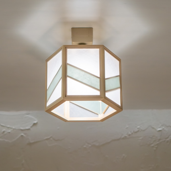 新洋電気 コンビネーションランプ シーリングライト 湊 sou 不織布+利休鼠 AC934-J 和風照明 おしゃれ