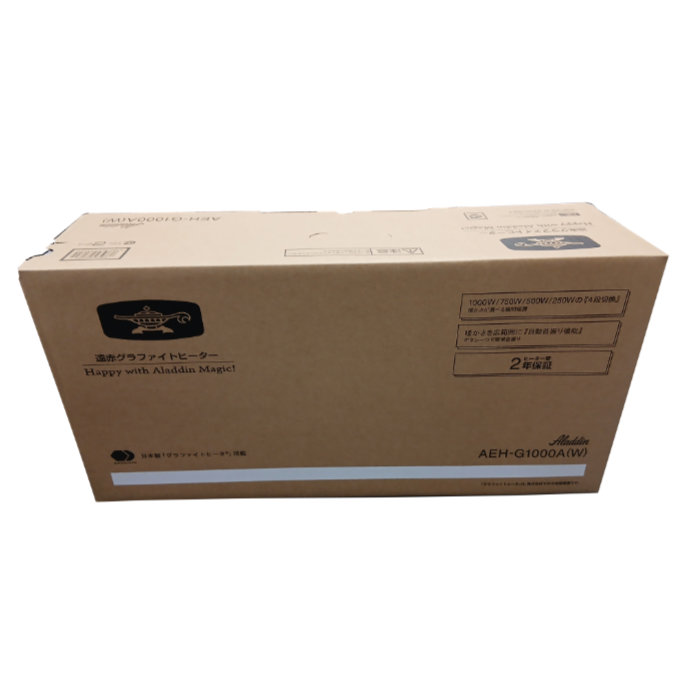 アラジン 電気ストーブ 遠赤グラファイトヒーター 暖房 AEH-G1000A-W ホワイト