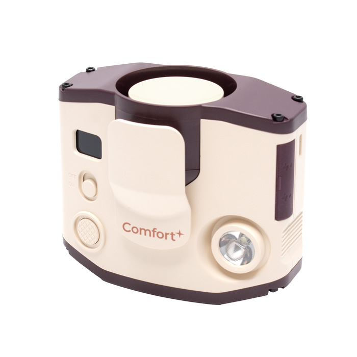 クマザキエイム 扇風機 Comfort+ 多機能携帯ファン ブワット AFW-4B クリームベージュ