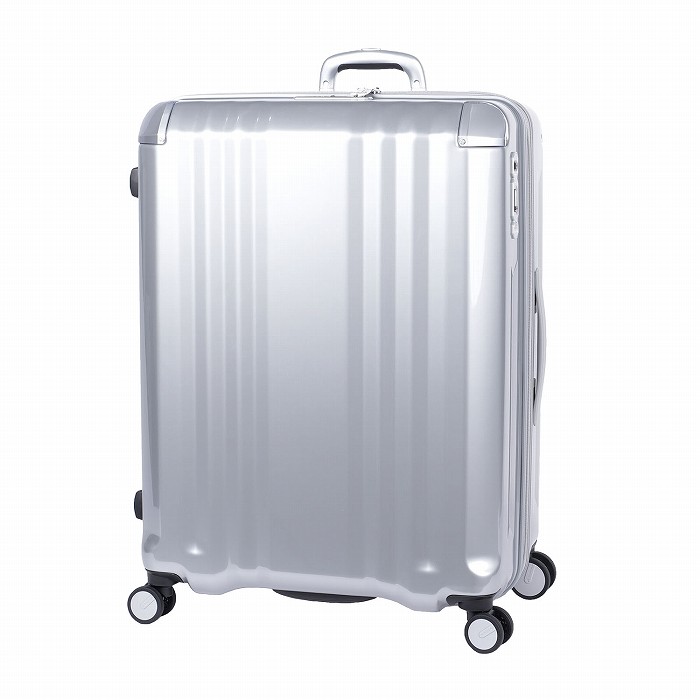 A.L.I ハードキャリーケース デカかるEdge 拡張タイプ 10泊以上 102L＋18L ALI-089-102-CSIL クロームシルバー