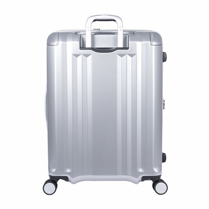 A.L.I ハードキャリーケース デカかるEdge 拡張タイプ 10泊以上 102L+18L ALI-089-102-CSIL クロームシルバー