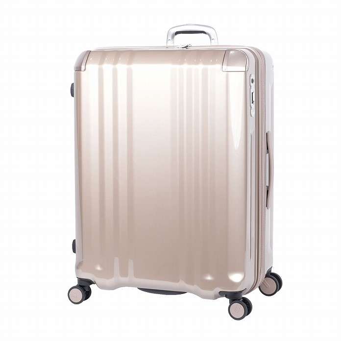 A.L.I ハードキャリーケース デカかるEdge 拡張タイプ 10泊以上 102L+18L ALI-089-102-SG シャンパンゴールド