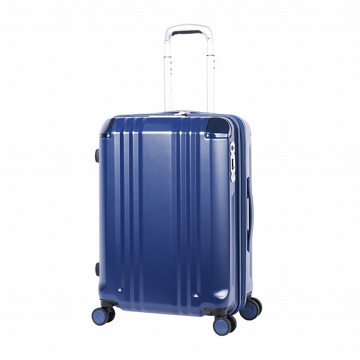 A.L.I ハードキャリーケース デカかるEdge 拡張タイプ 4～6泊 52L＋8L ALI-089-22W-MNV マットネイビー