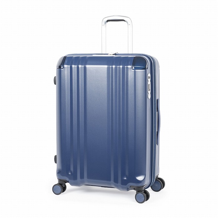 A.L.I ハードキャリーケース デカかるEdge 拡張タイプ 7～9泊 70L＋12L ALI-089-24W-MNV マットネイビー
