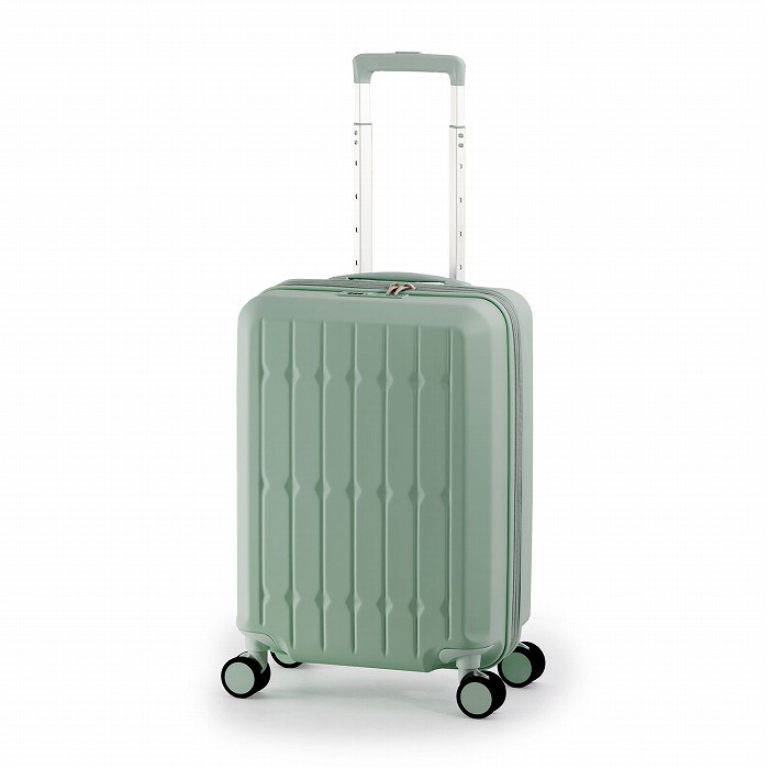 A.L.I ハードキャリーケース DrinkHolder and Suspension 1～3泊 37L＋7L ALI-6030SD-18W-AG アッシュミントグリーン