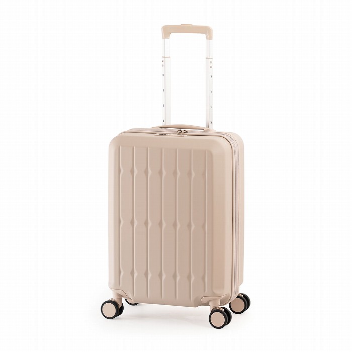 A.L.I ハードキャリーケース DrinkHolder and Suspension 1～3泊 37L＋7L ALI-6030SD-18W-LT ラテ