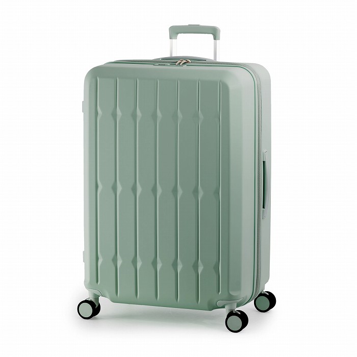 A.L.I ハードキャリーケース DrinkHolder and Suspension 7～9泊 99L＋13L ALI-6030SD-28W-AG アッシュミントグリーン