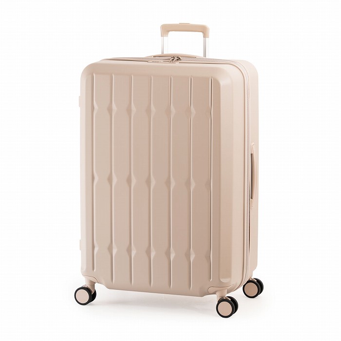 A.L.I ハードキャリーケース DrinkHolder and Suspension 7～9泊 99L＋13L ALI-6030SD-28W-LT ラテ