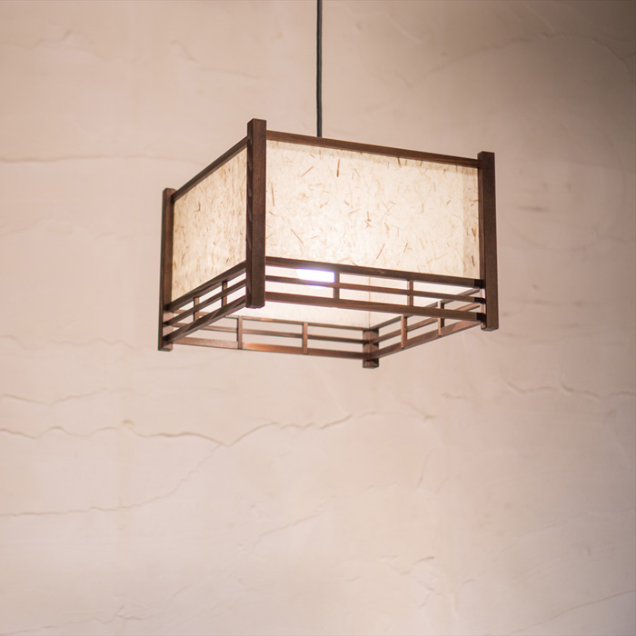 ペンダントライト AP859-B 条L 民芸塗 スサ入 ペンダントライト 新洋電気 和風照明 和室 おしゃれ