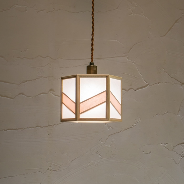 新洋電気 コンビネーションランプ ペンダントライト 湊 sou 不織布+桜 AP864-I