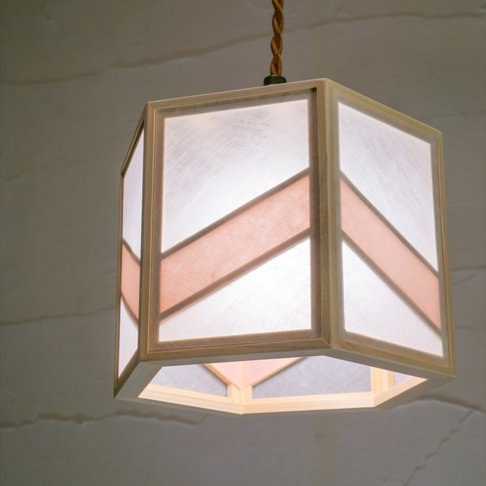 新洋電気 コンビネーションランプ ペンダントライト 湊 sou 不織布+桜 AP864-I