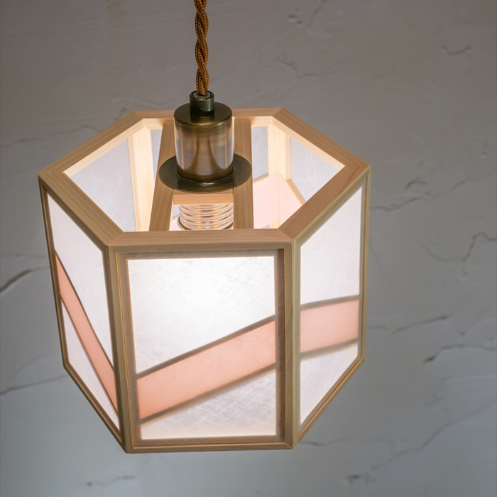 新洋電気 コンビネーションランプ ペンダントライト 湊 sou 不織布+桜 AP864-I